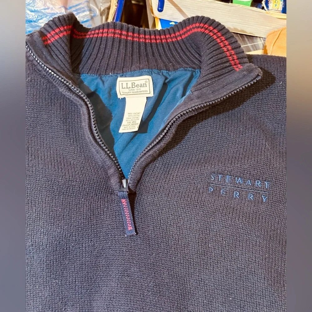 Warmest L.L.Bean pullover EVER! XXL thick woven, lined. Thick & warm, Nice! - Picture 1 of 6
